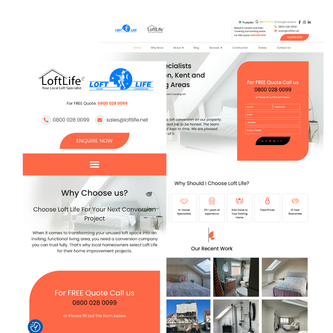 Loft Life website