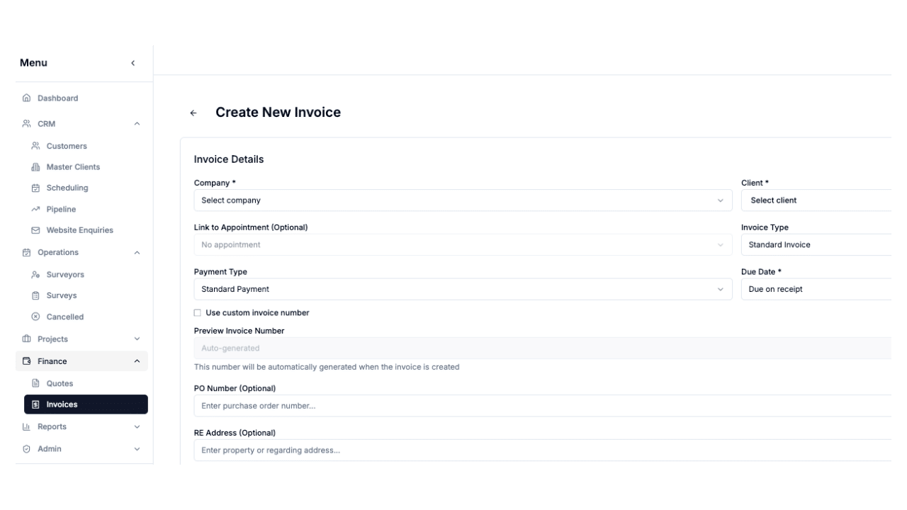 Quotes and Invoicing