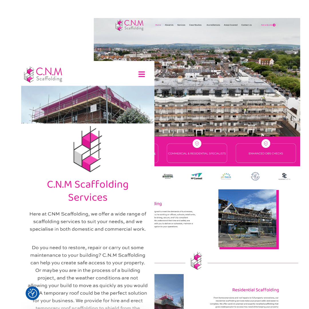 C.N.M Scaffolding website
