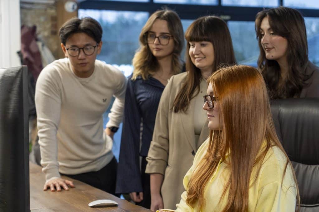 Digital marketing team planning SEO strategy for businesses looking to choose the right SEO agency