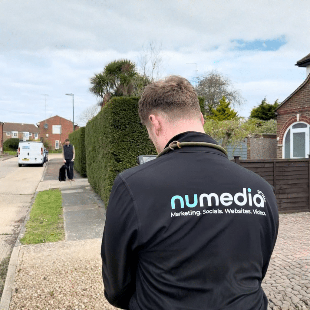 Hayden Filming Micro-content for Estate Agents
